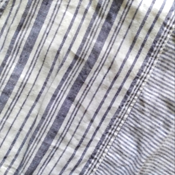 Kenar Sleeveless Striped Linen shift dress, size 4 - Picture 2 of 7